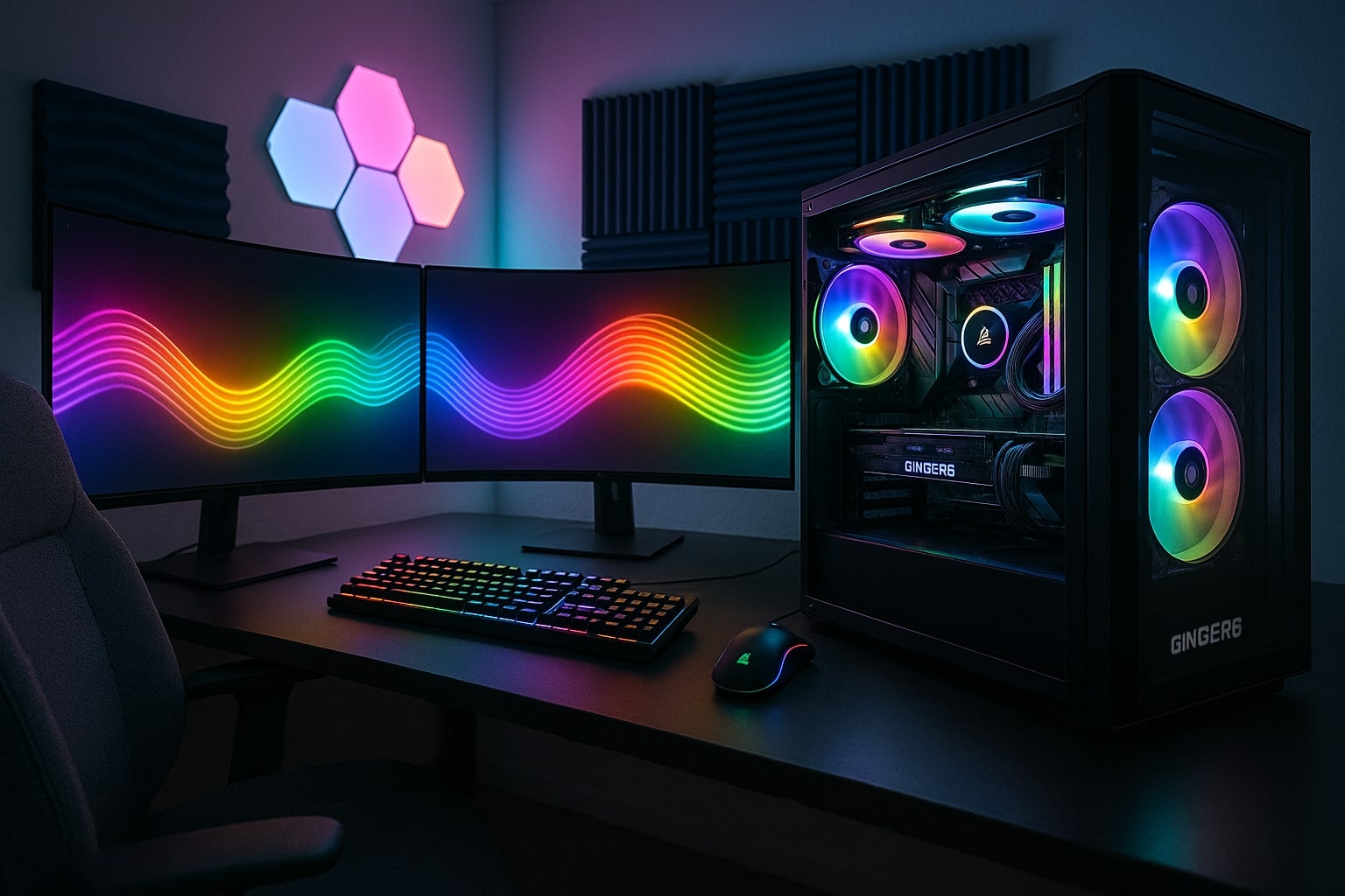 RGB klavyeli ve monitörlü oyun bilgisayarları